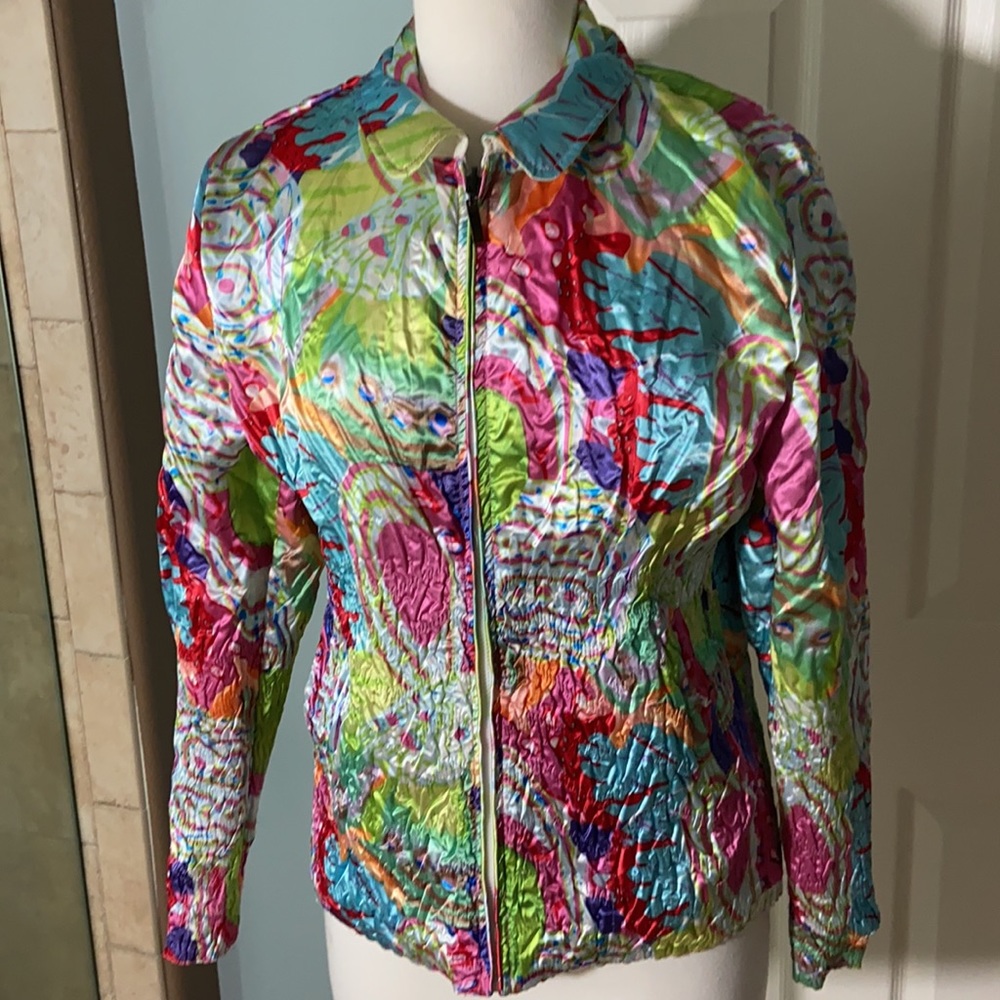 Ubu Medium Reversible Jacket Multi Abstract - image 7